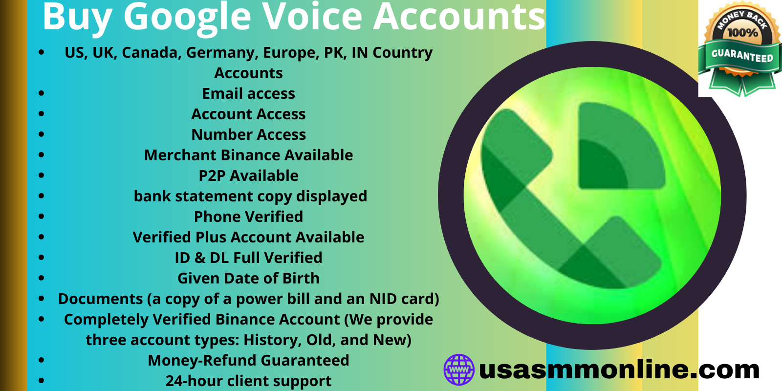 Buy Google Voice Accounts