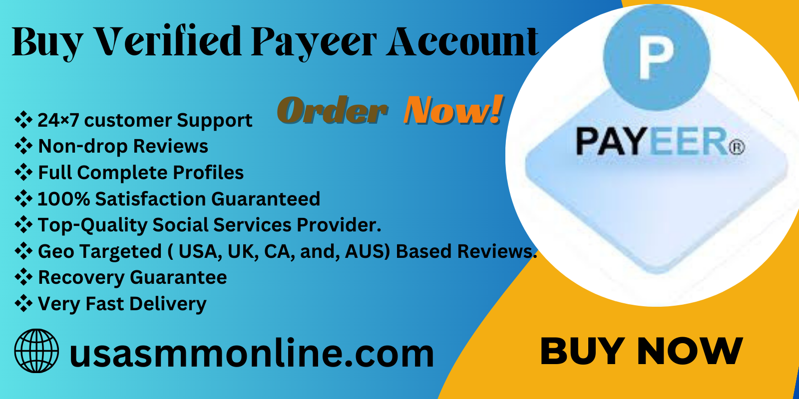 Buy Verified Payeer Account