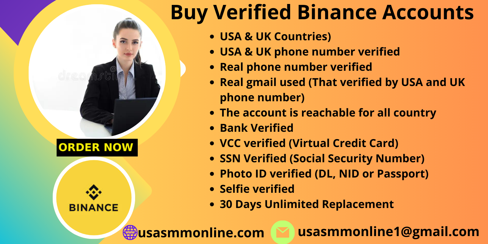 Buy verified binance accounts