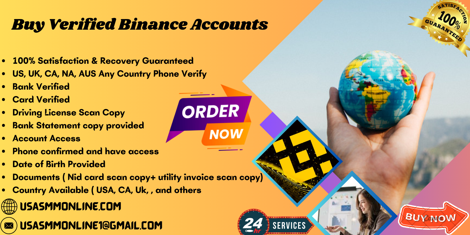 Buy verified binance account