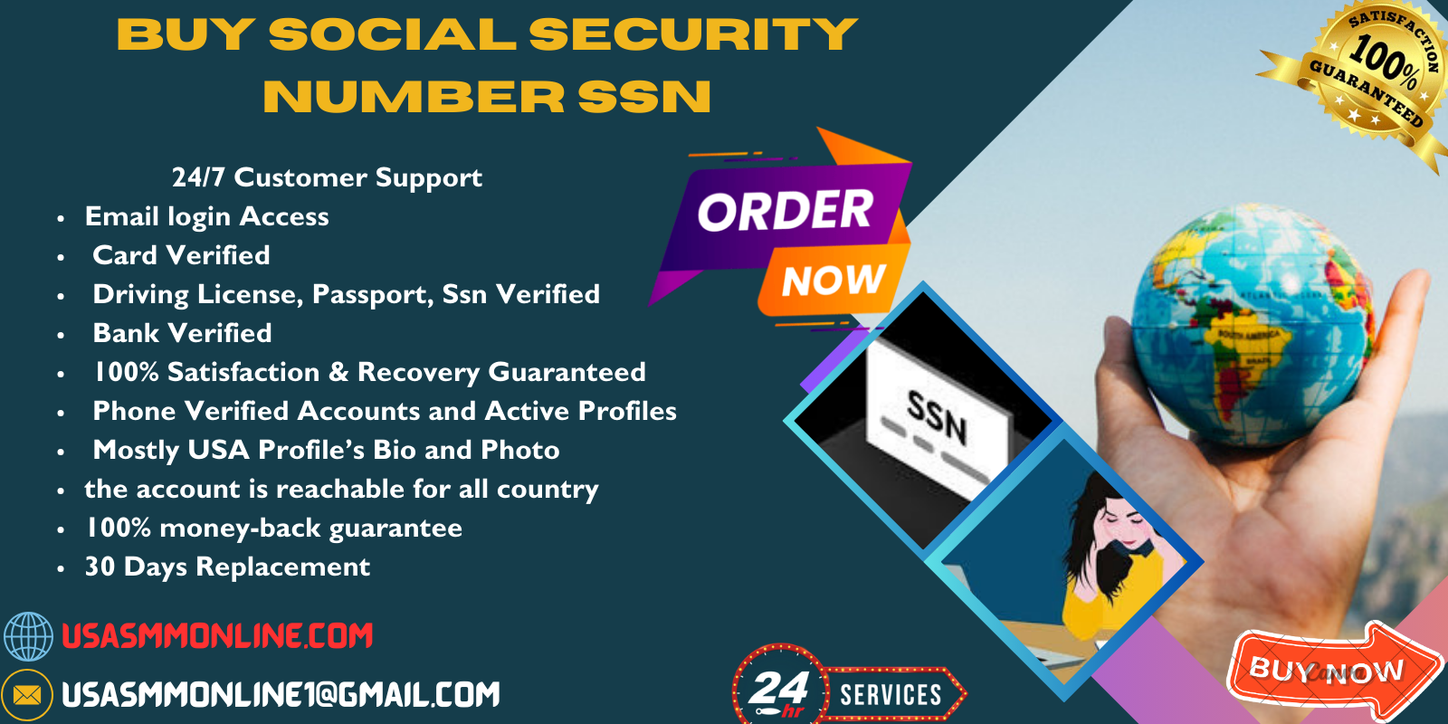 Buy Social Security Number SSN