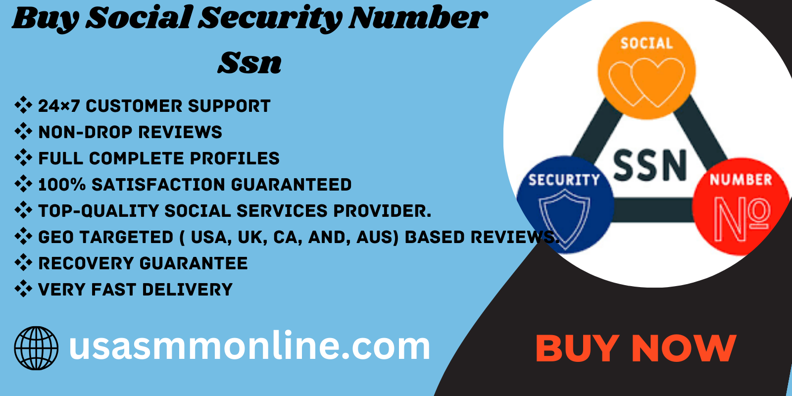 Buy Social Security Number SSN