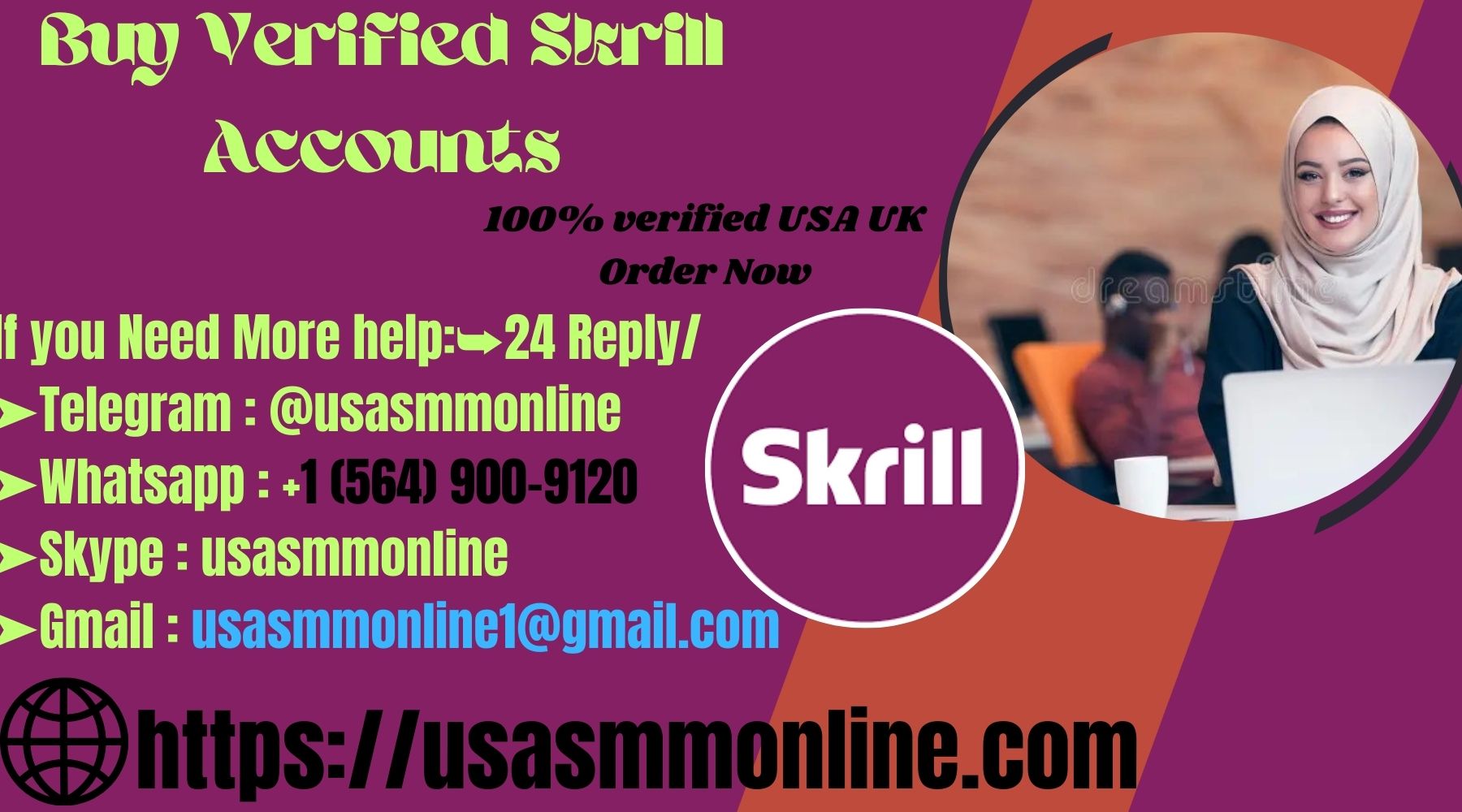 Buy Verified Skrill Accounts